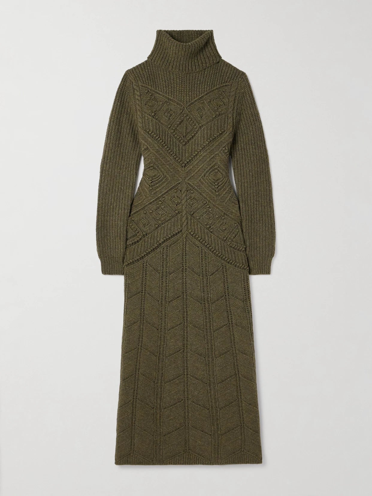 Cashmere Turtleneck Maxi Dress