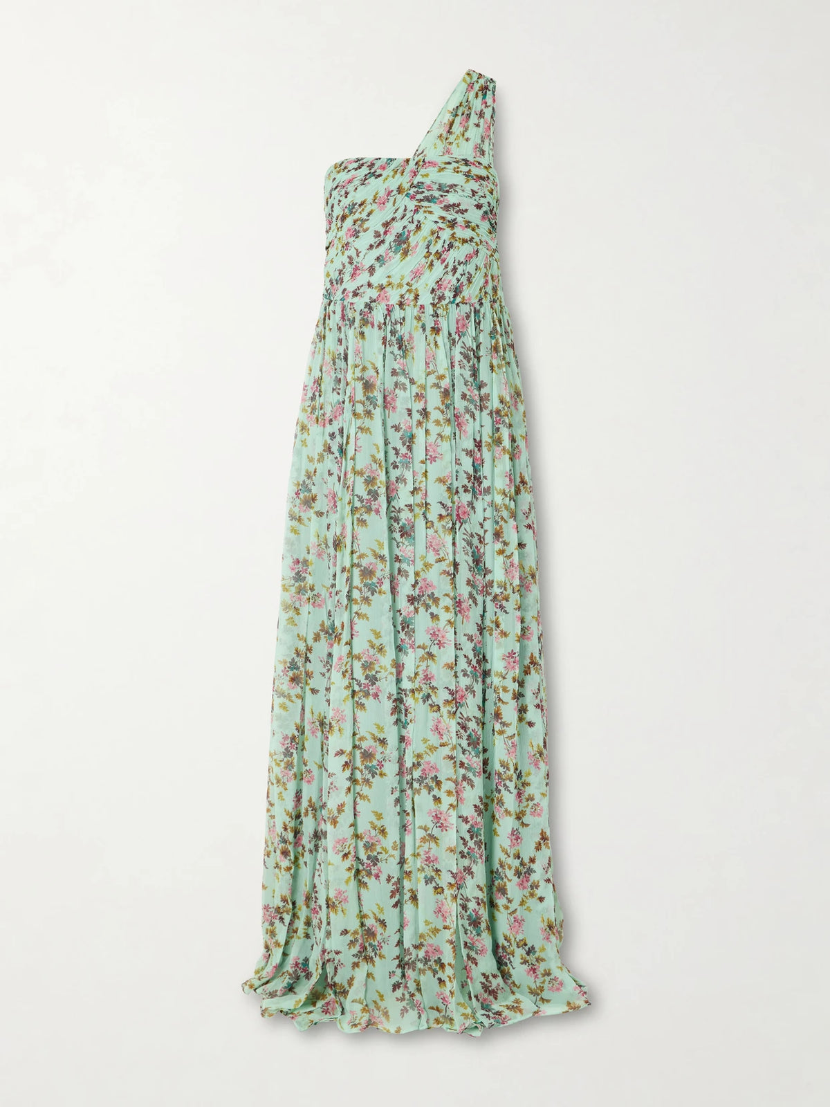 Ulla Johnson Aureline One Shoulder Silk Dress
