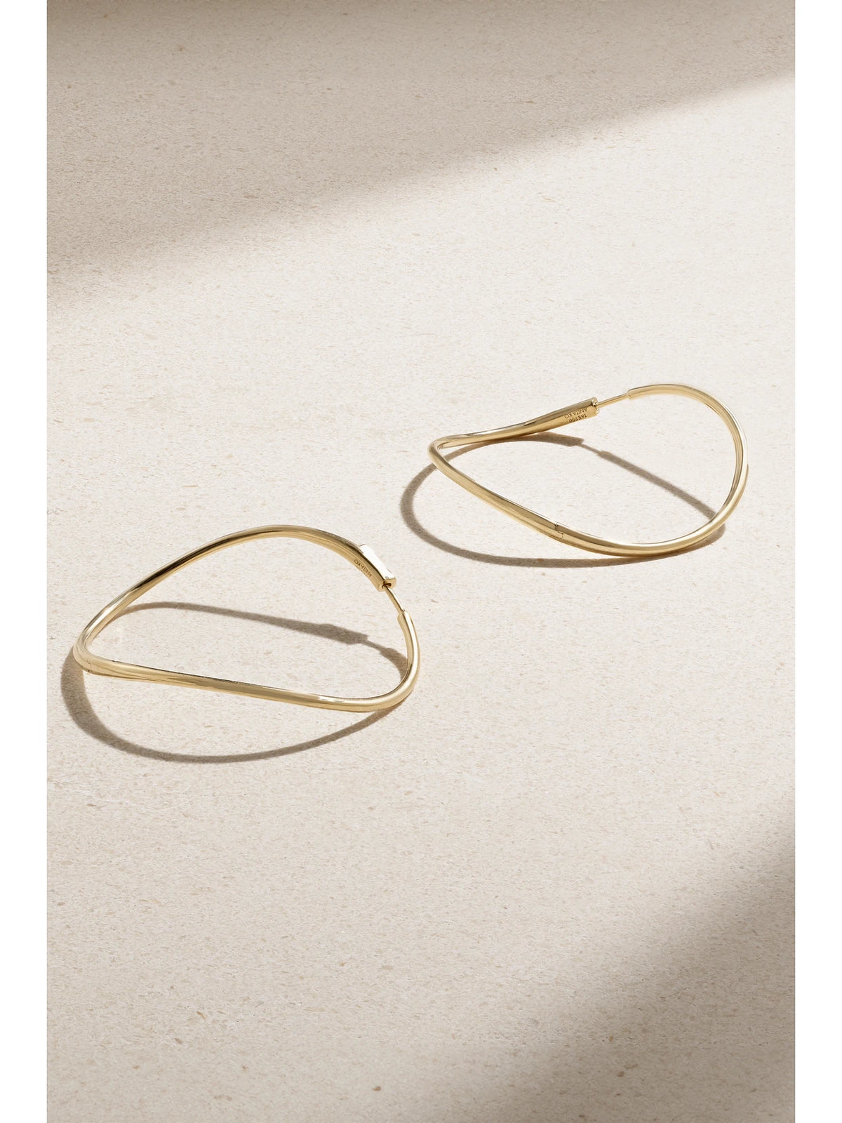 Twisted 18-karat Gold Hoop Earrings