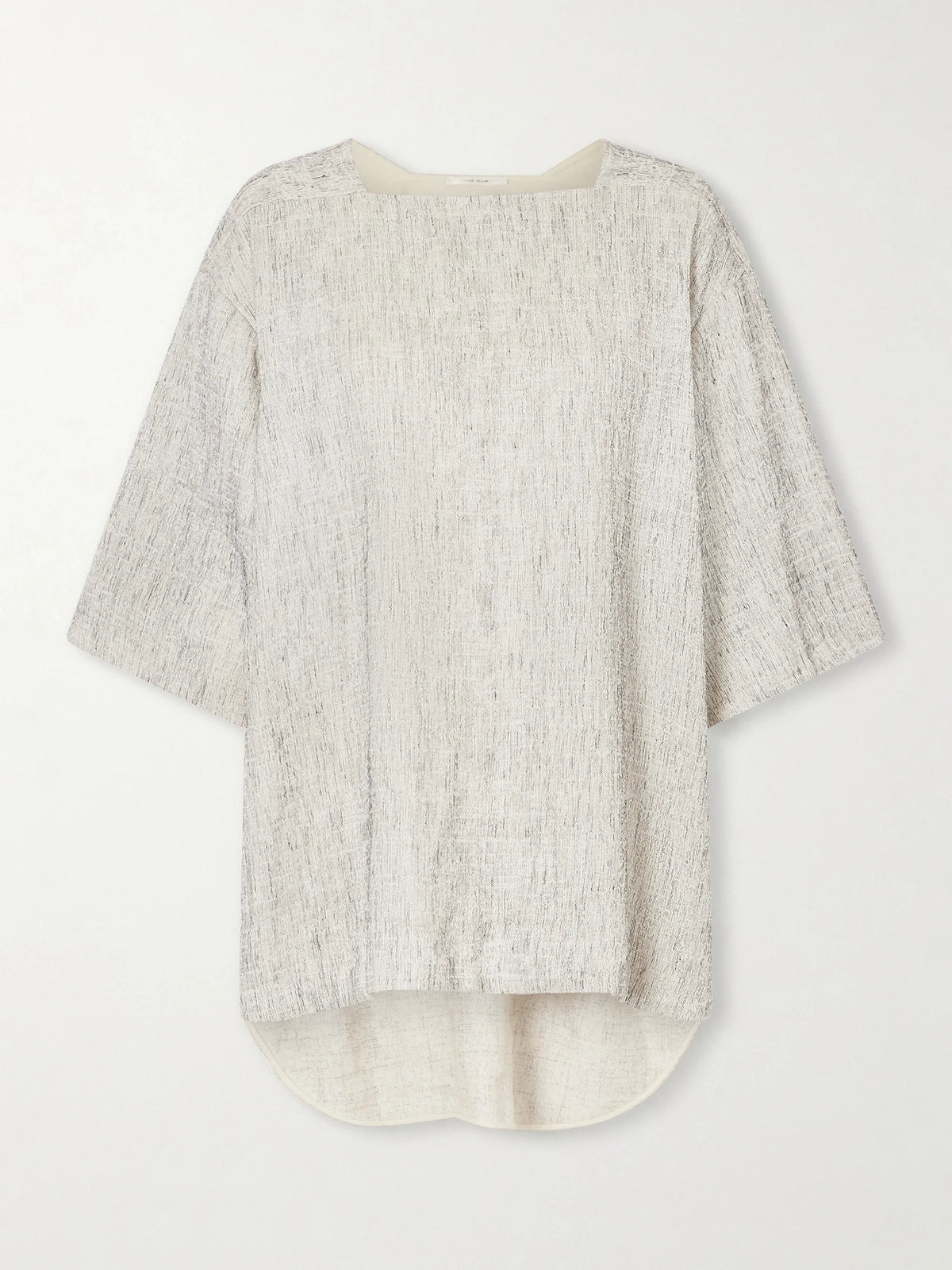 The Row Hamza Oversized Linen And Silk-blend Top