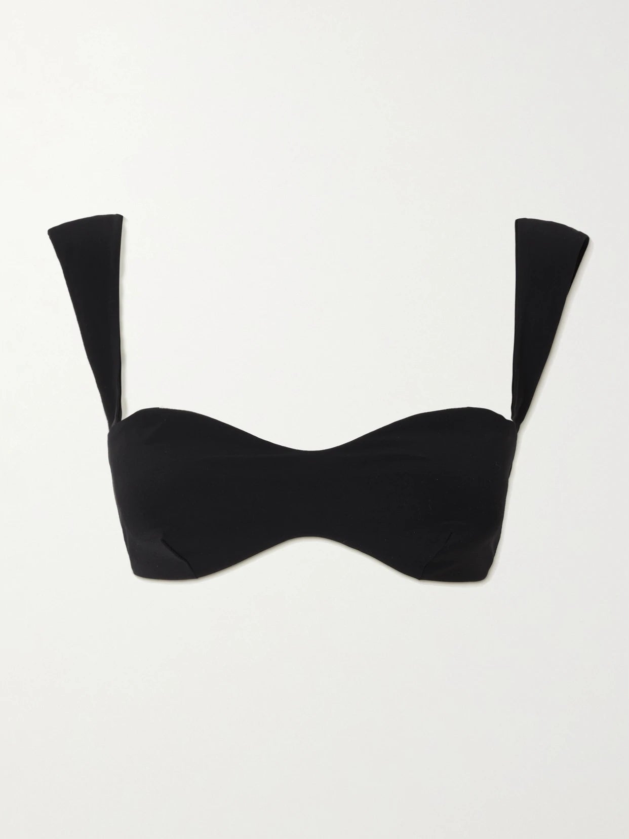 Image of Swimwear. Product name - Bikini Top in Black colour by brand - Magda Butrym