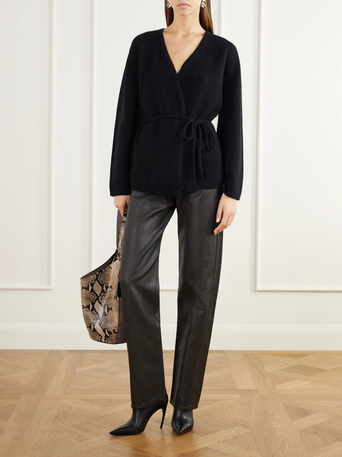 Image of Boots. Product name - 100 Leather Ankle Boots in Black colour by brand - Roger Vivier