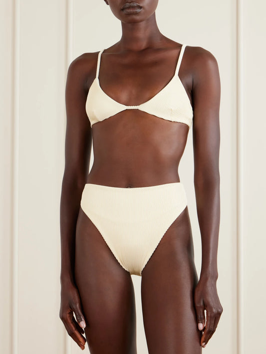 Cora Ribbed Bikini Top