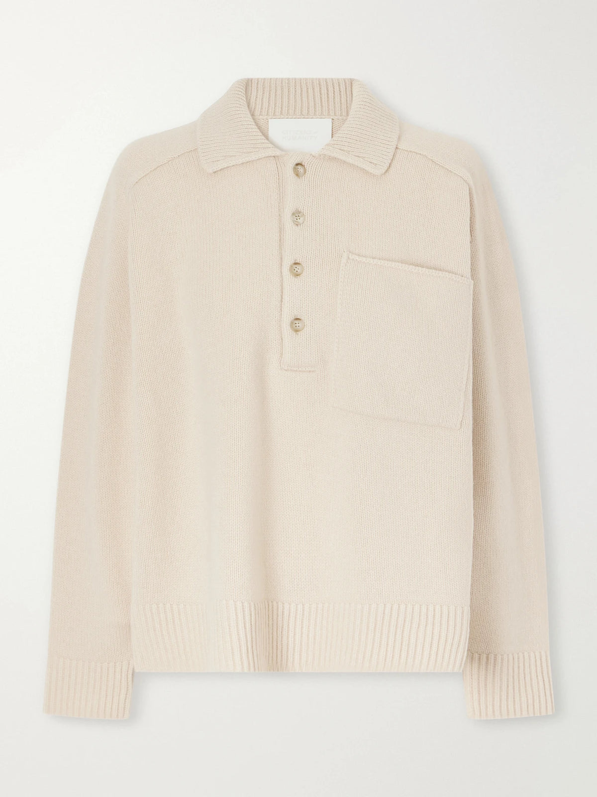 Citizens of Humanity Agatha Wool And Cashmere-blend Polo Sweater