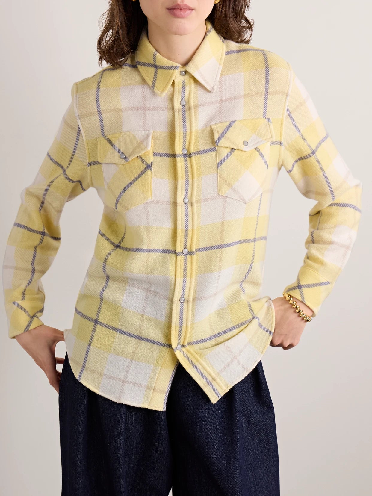 Dreamer Checked Cashmere Shirt