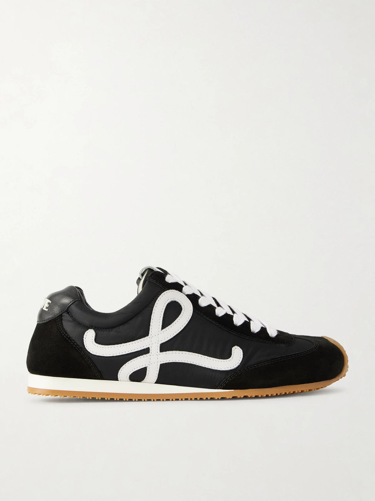 Ballet Runner 2.0 Logo-appliquéd Leather, Shell And Suede Sneakers