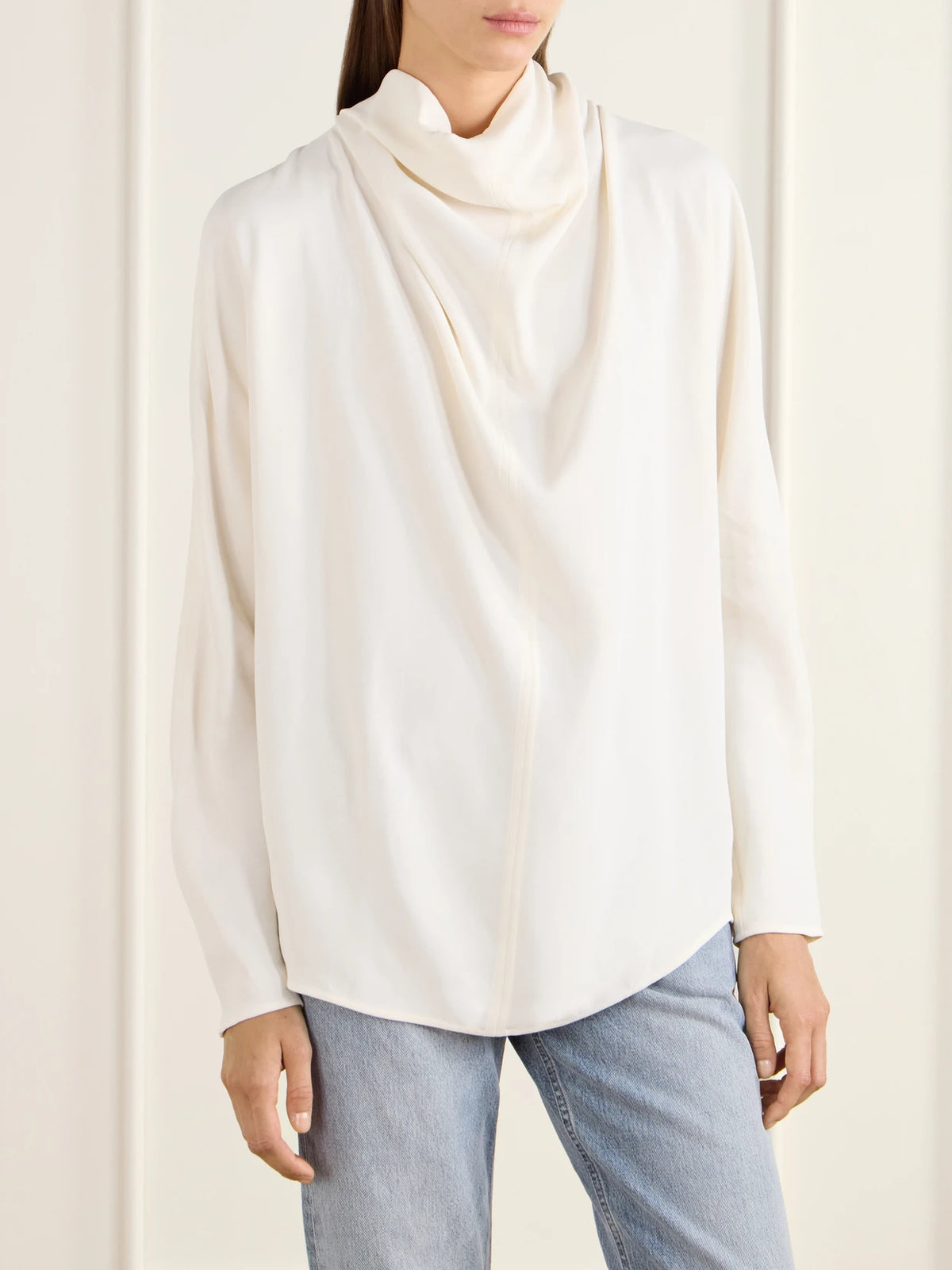 TOTEME Draped Cady Blouse