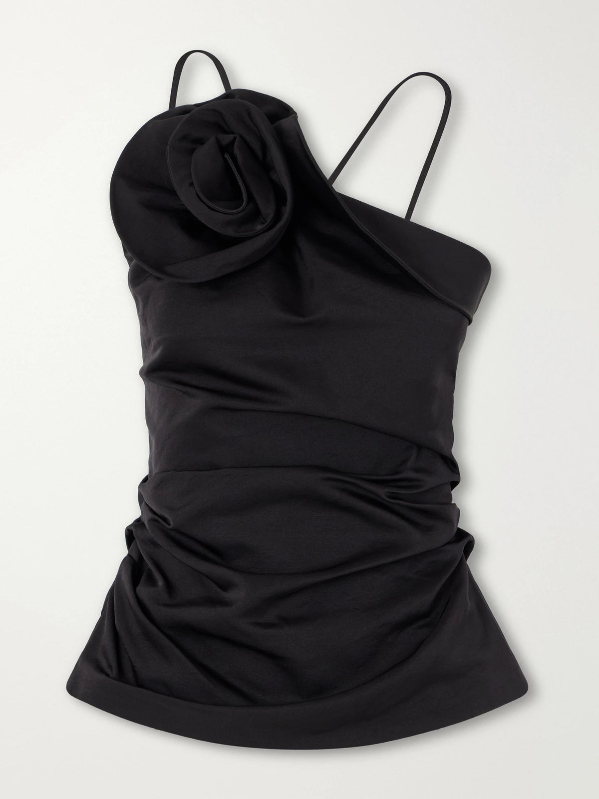 Magda Butrym Floral-appliquéd Cotton And Silk-blend Cami