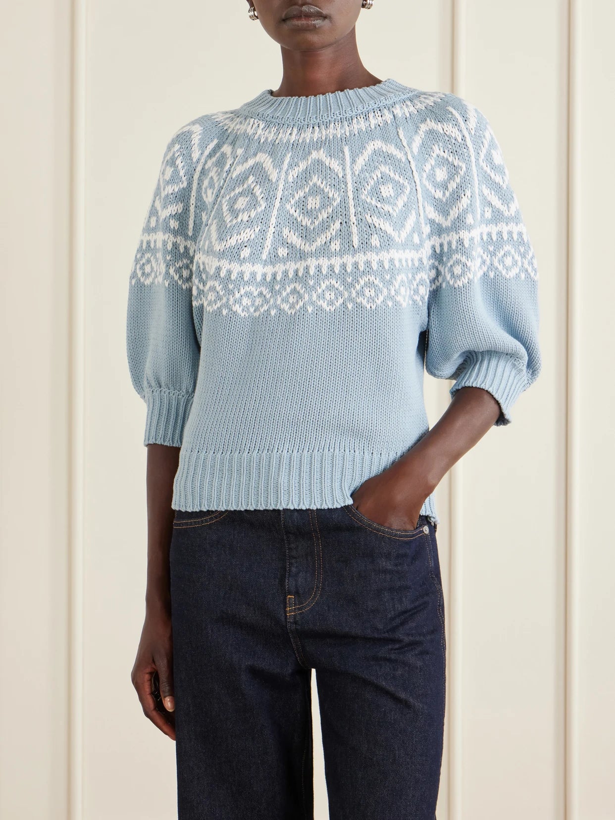 Howard Cotton-blend Knitted Sweater