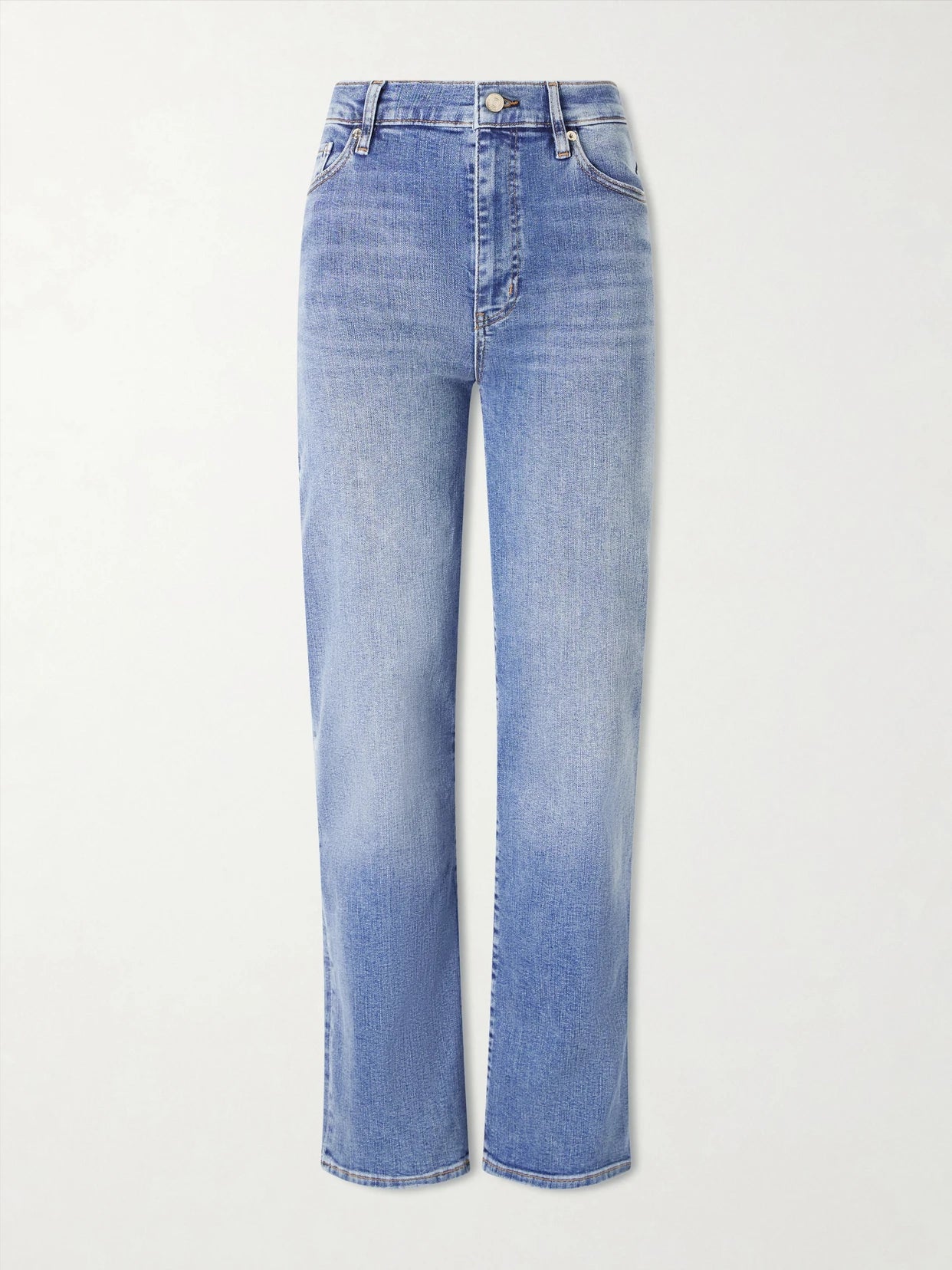 High Rise Straight High-rise Straight-leg Jeans