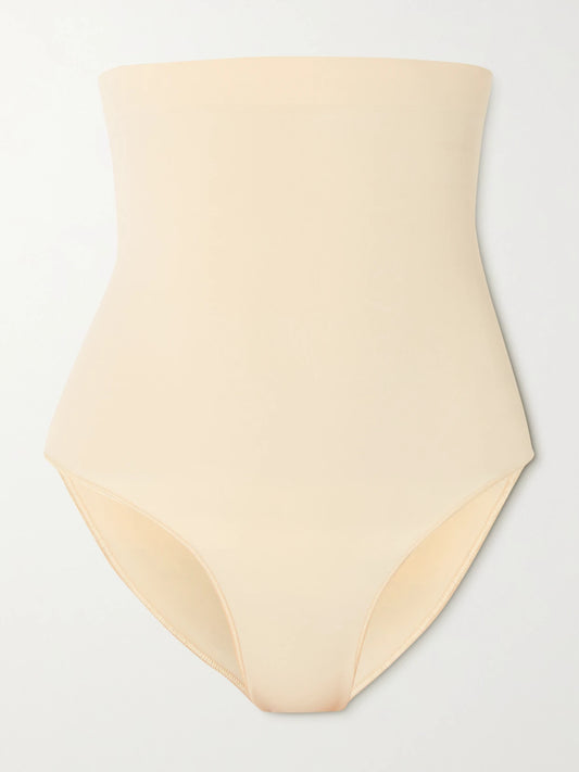 Image of Lingerie. Product name - Seamless Sculpt High Waist Brief - Sand in Beige colour by brand - SKIMS