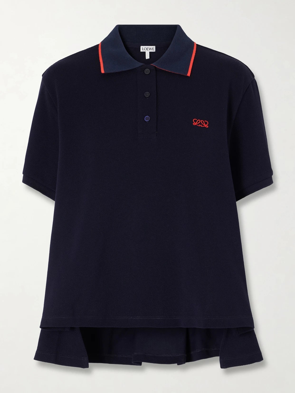 Anagram-embroidered Cotton-piqué Polo Shirt