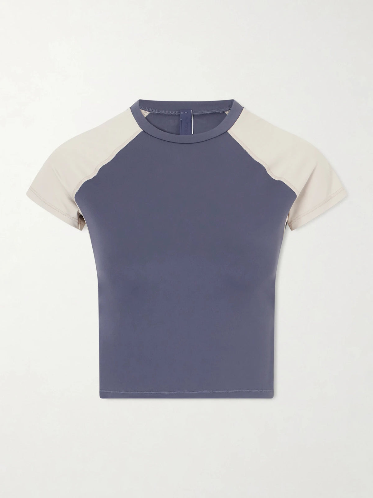+ Nike Cropped Baby Tee - Deep Royal And Stone