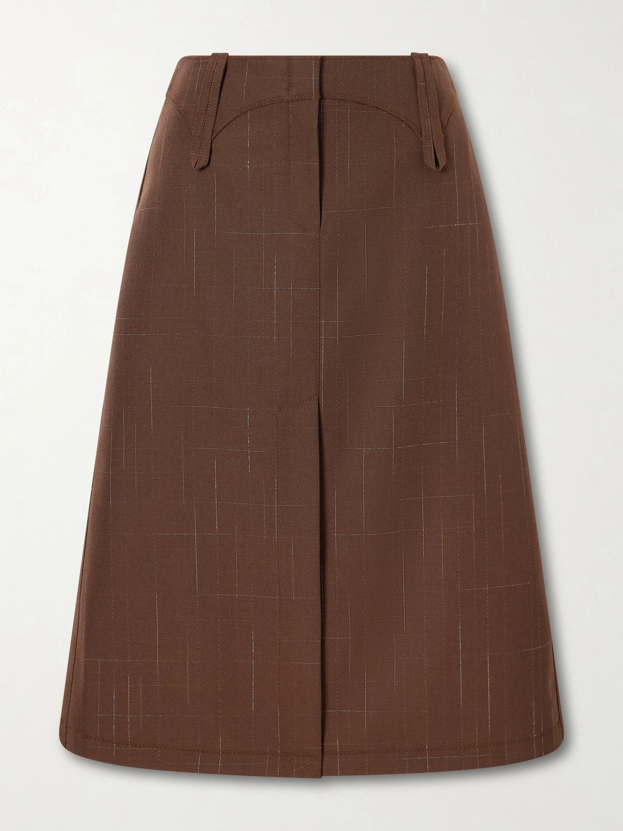 Wool-blend Knee-length Skirt