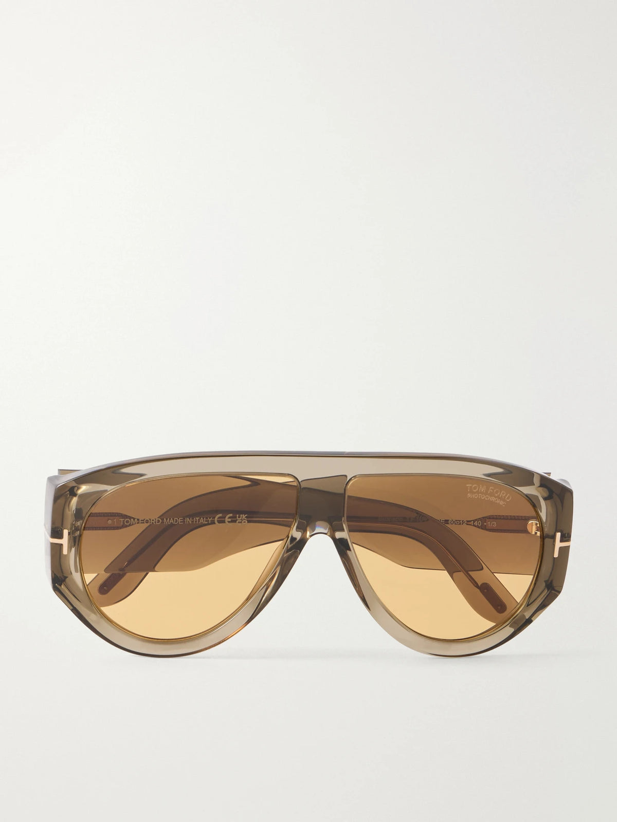 TOM FORD Bronson D-frame Tortoiseshell Acetate Sunglasses
