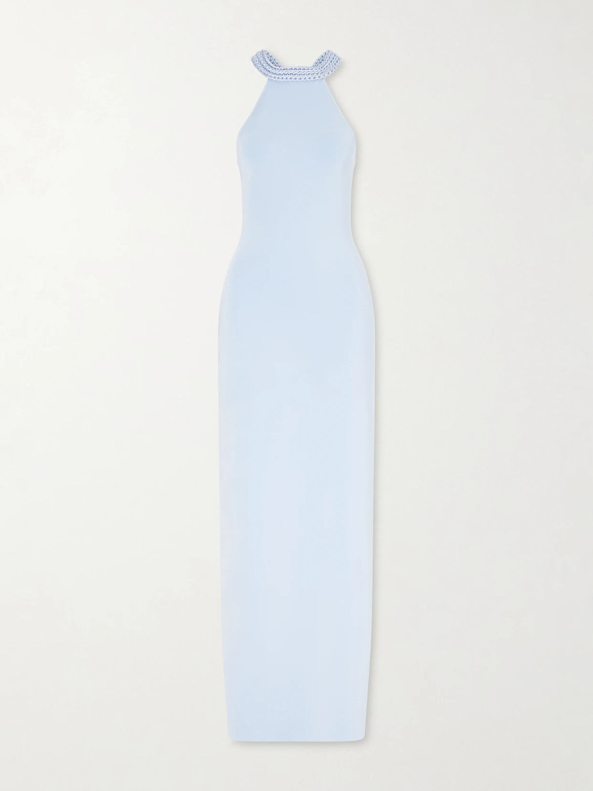 Cult Gaia Cassidy Knitted Halterneck Maxi Dress