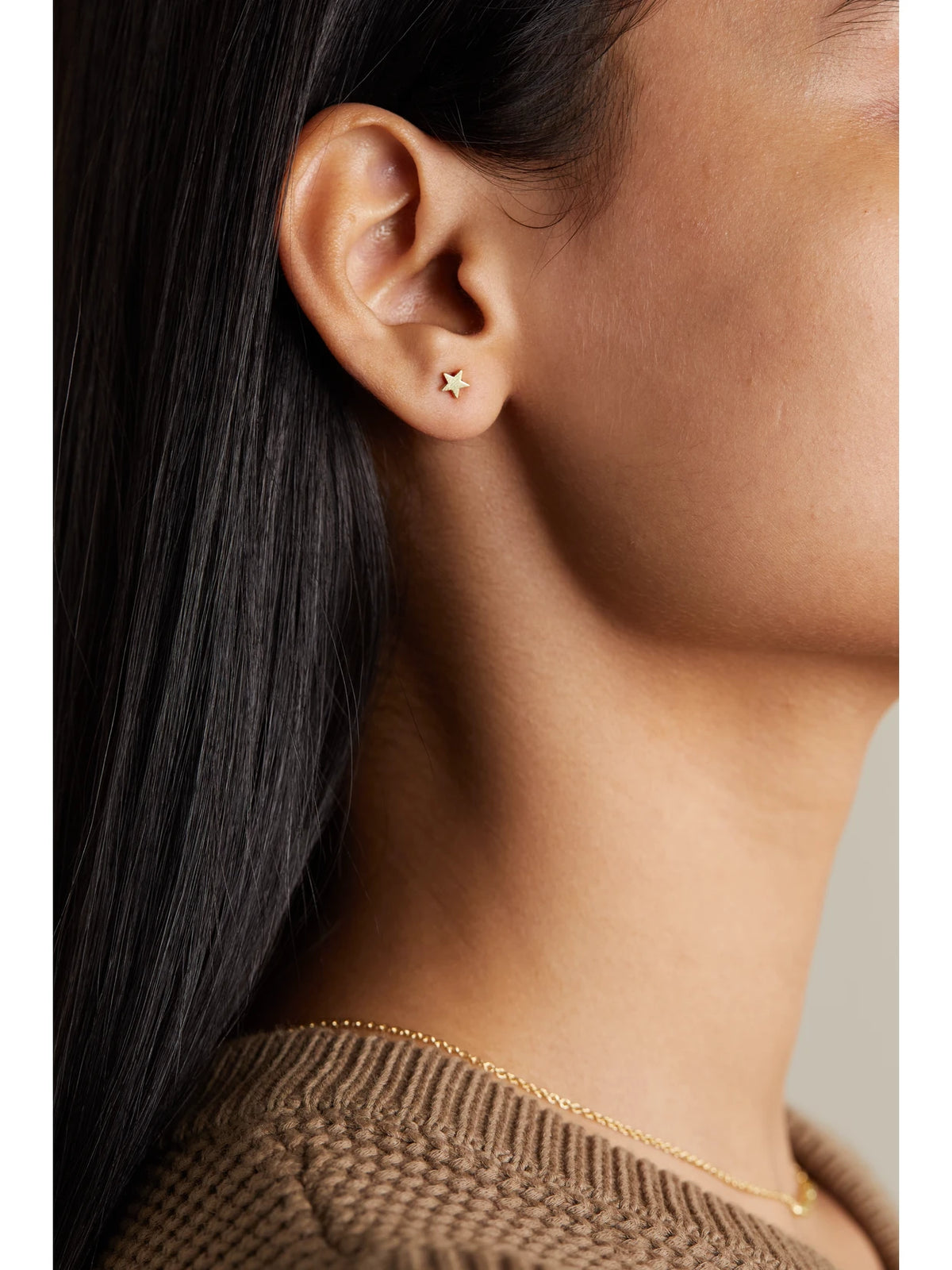 Image of Earrings. Product name - Star 18-karat Gold Earrings in Multi colour by brand - Jennifer Meyer