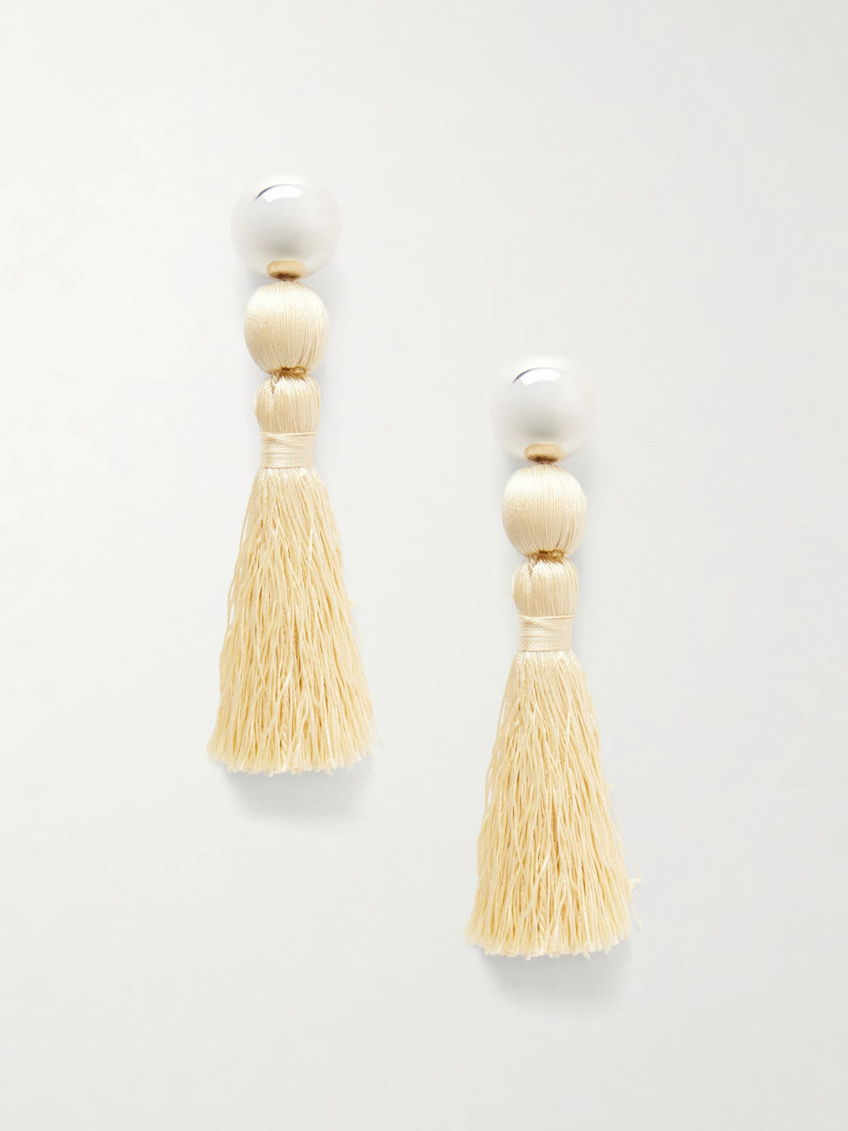Venetian Tasseled Sterling Silver Earrings