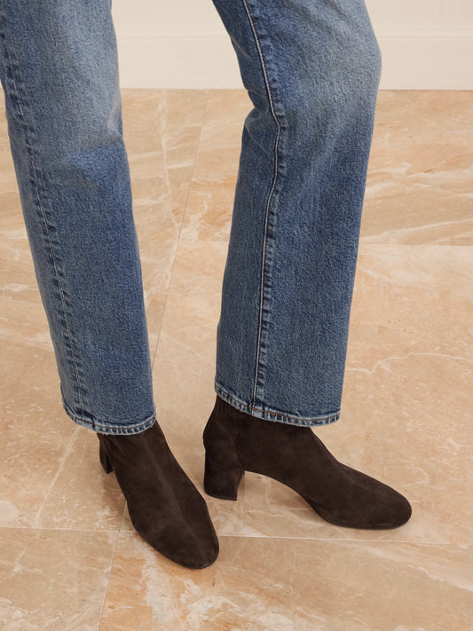 Saint Honoré 50 Suede Ankle Boots