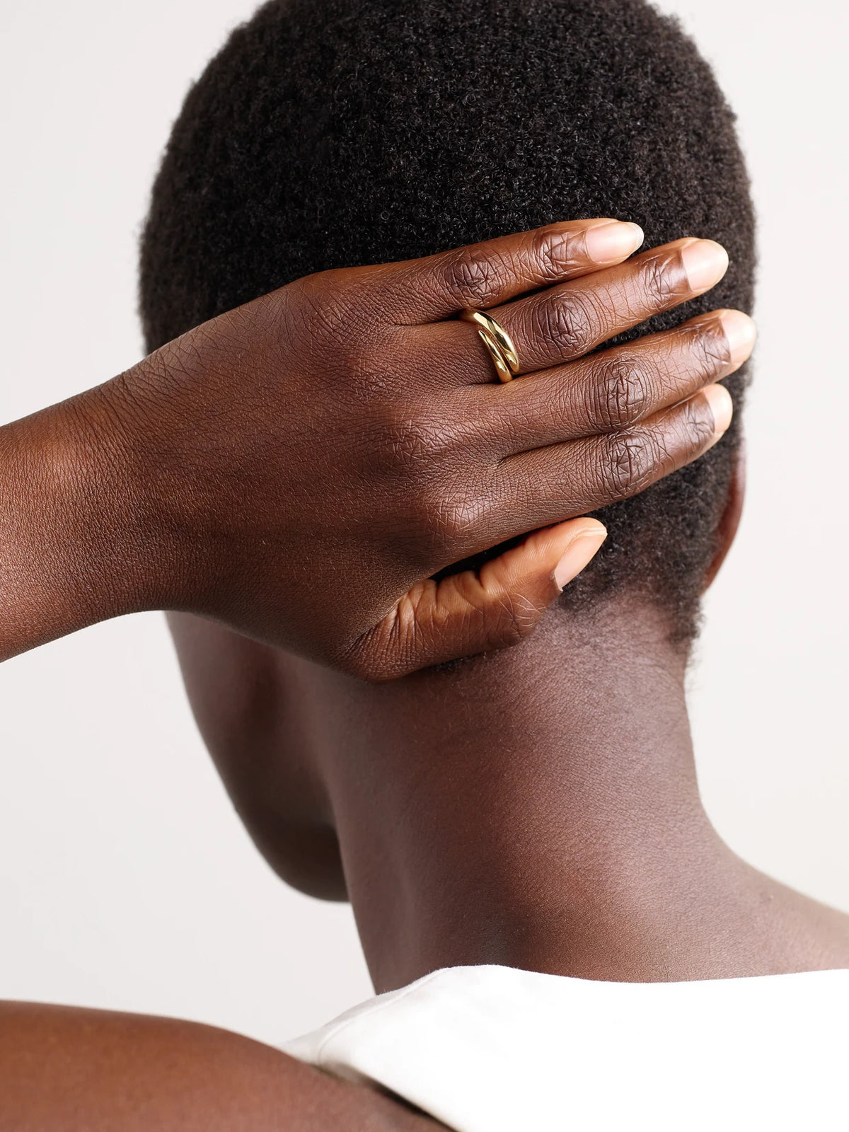 Image of Rings. Product name - Zara 18-karat Gold Ring in Multi colour by brand - Anita Ko