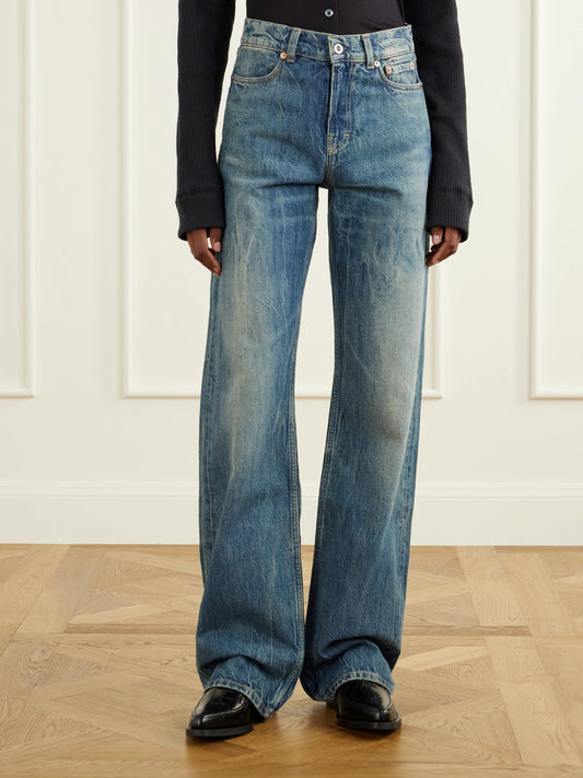 Our Legacy Wata Mid-rise Straight-leg Jeans