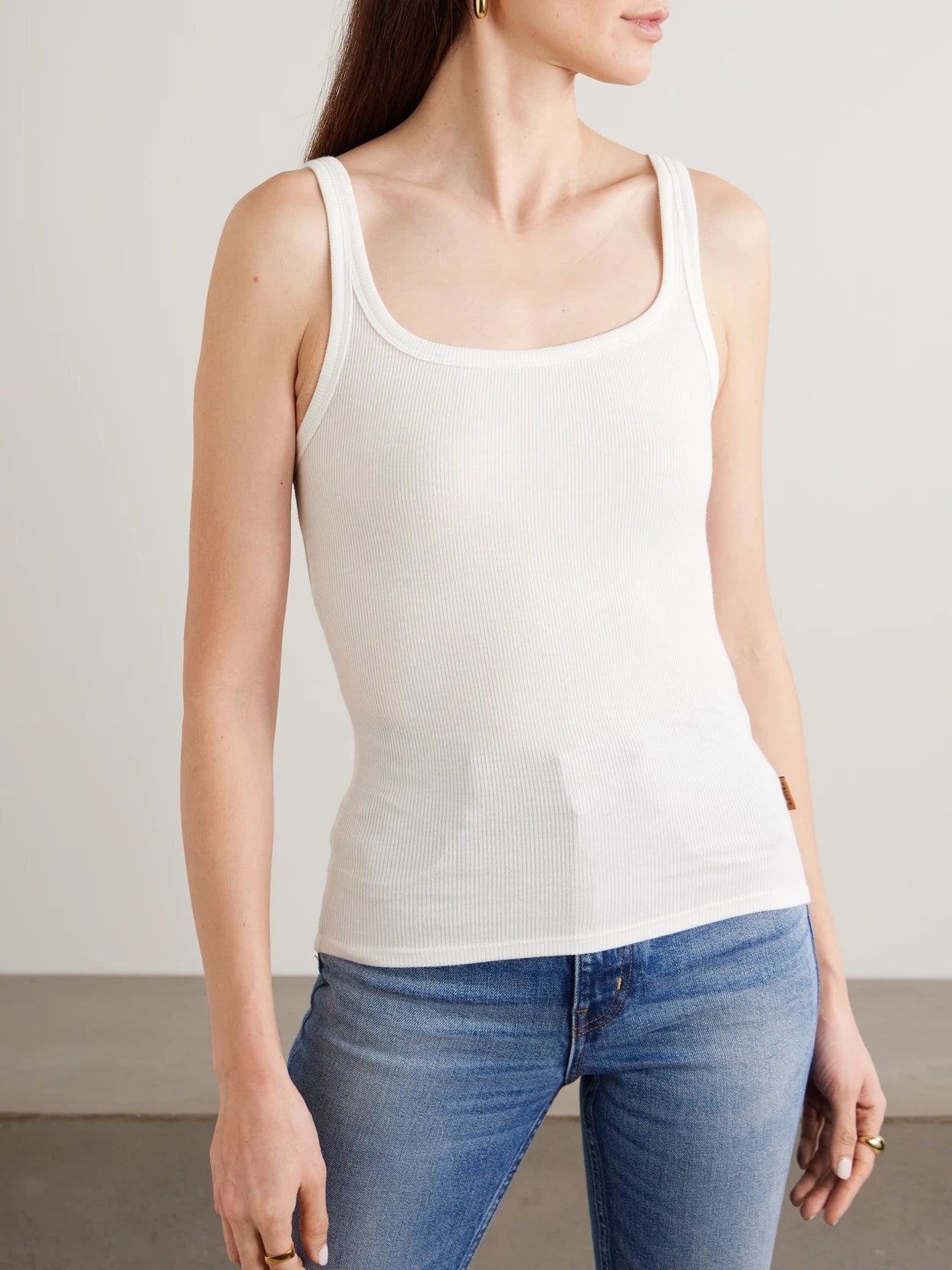 The Undershirt Ribbed Stretch-modal Tank