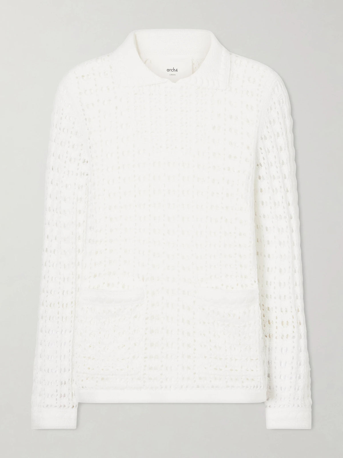 Arch4 Sunny Crocheted Cotton Sweater