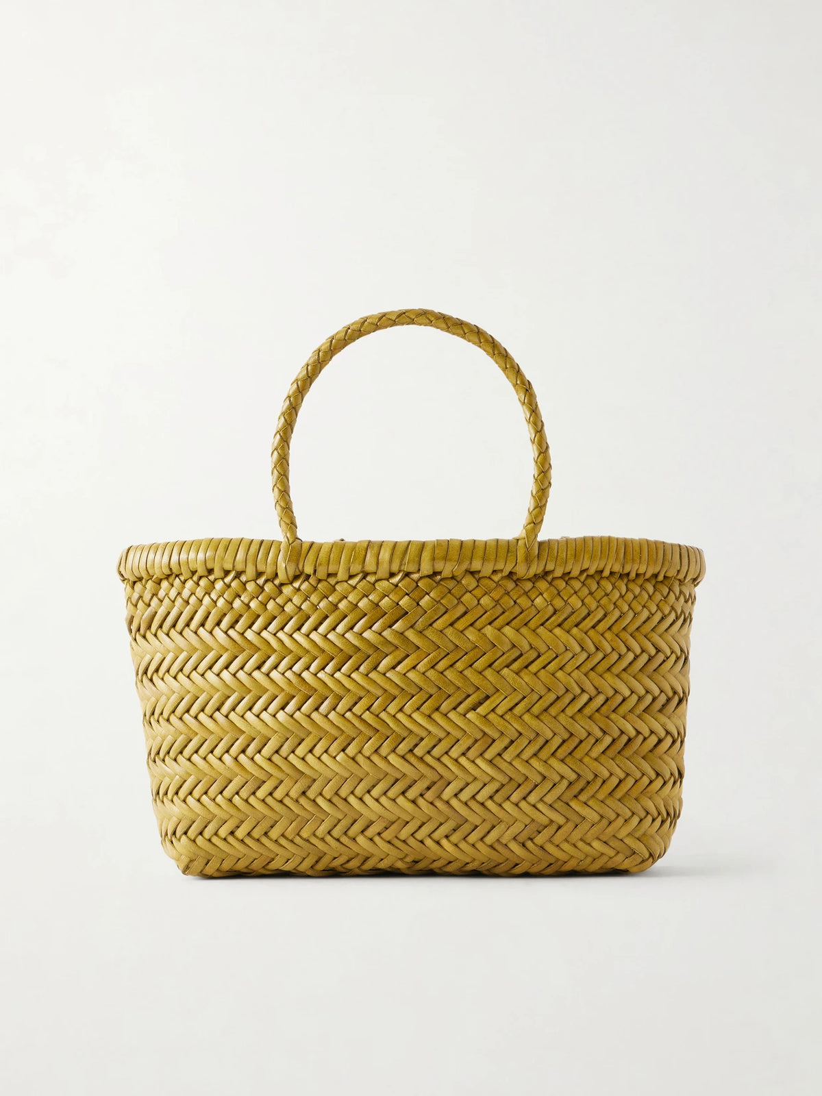 Gora Mini Woven Leather Tote