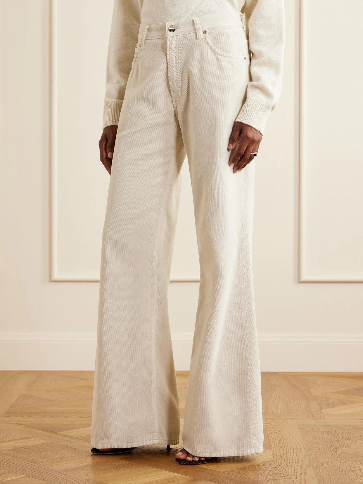 Clara Cotton-courduroy Wide-leg Pants
