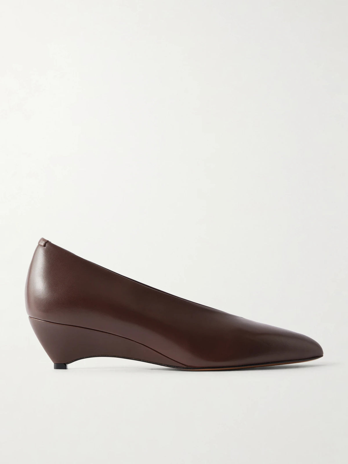 Arc Leather Pumps