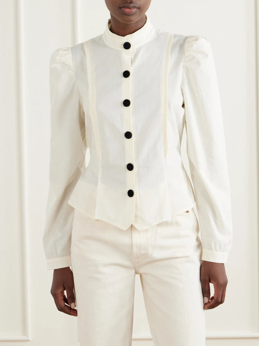 DESTREE Luchita Cotton-poplin Blouse