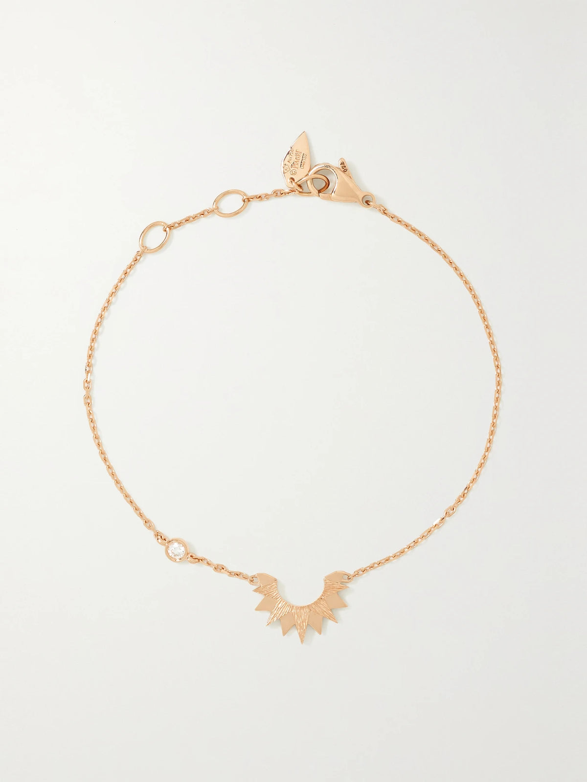 Sunlight 18-karat Rose Gold Diamond Bracelet