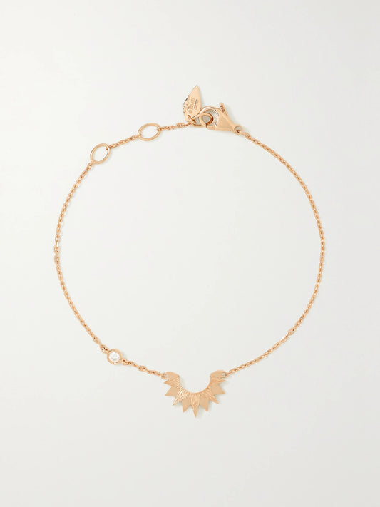Piaget Sunlight 18-karat Rose Gold Diamond Bracelet
