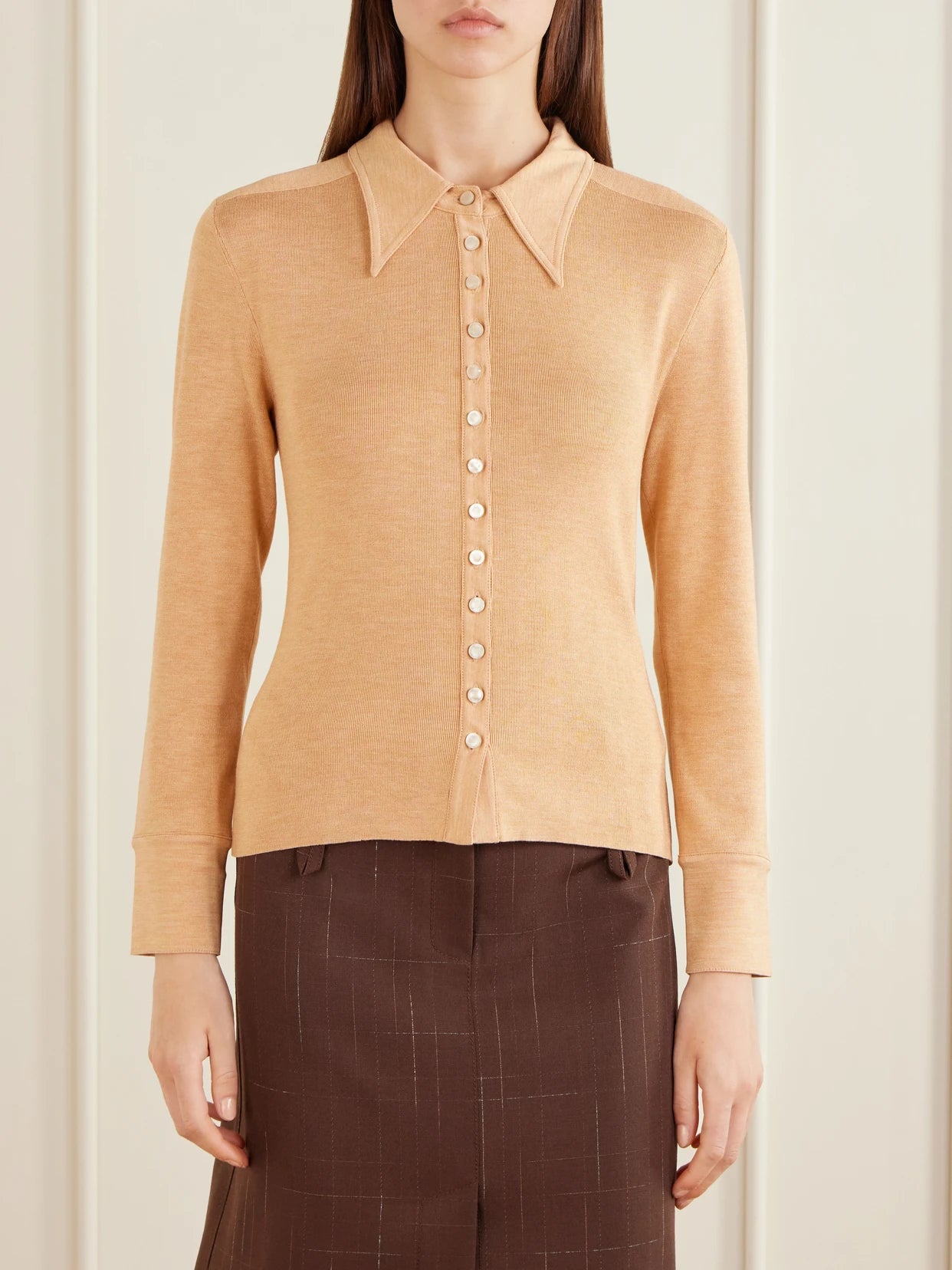 Silk-blend Polo Shirt