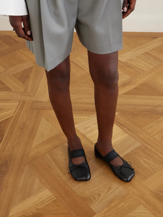 MM6 MAISON MARGIELA Leather Ballet Flats