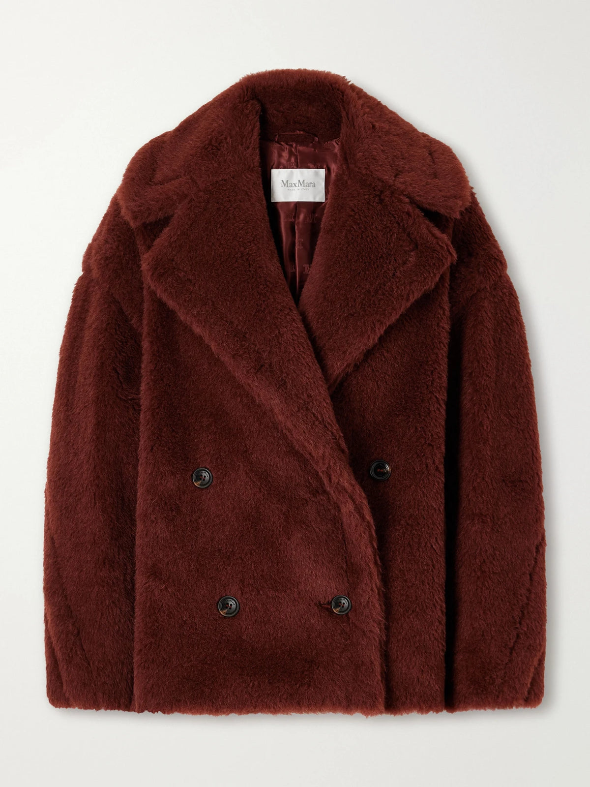 Max Mara Malcuno Alpaca, Virgin Wool And Silk-blend Coat