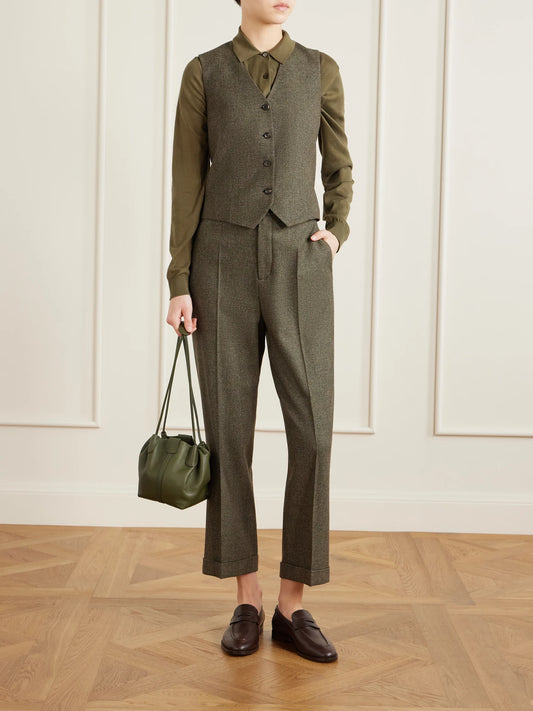 Wool And Cashmere-blend Vest