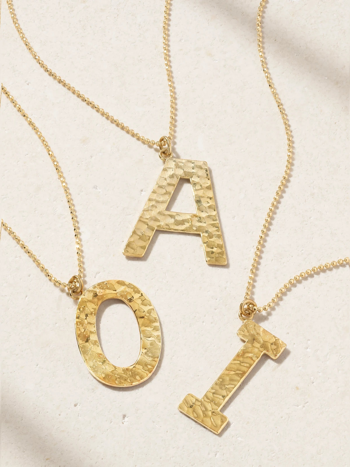 Initial 18-karat Gold Necklace