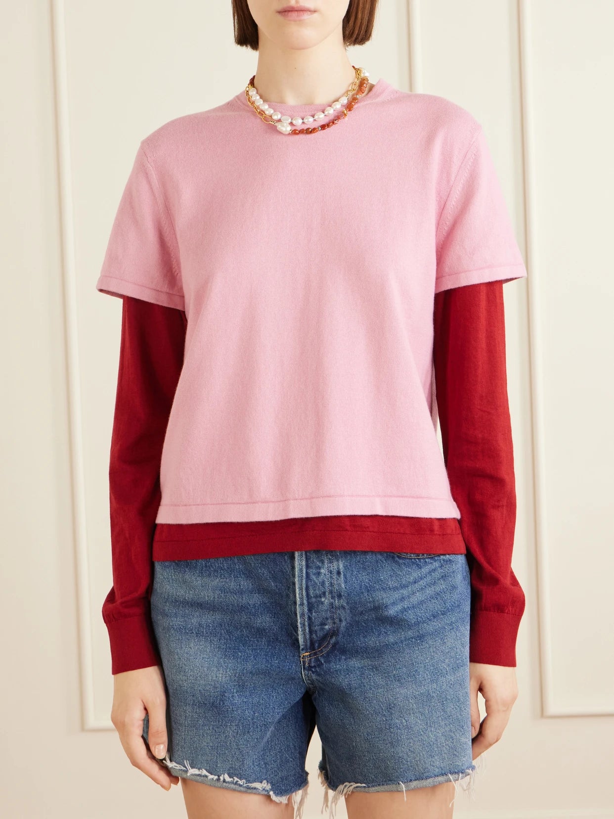 Layer Cotton, Cashmere And Silk-blend Shirt