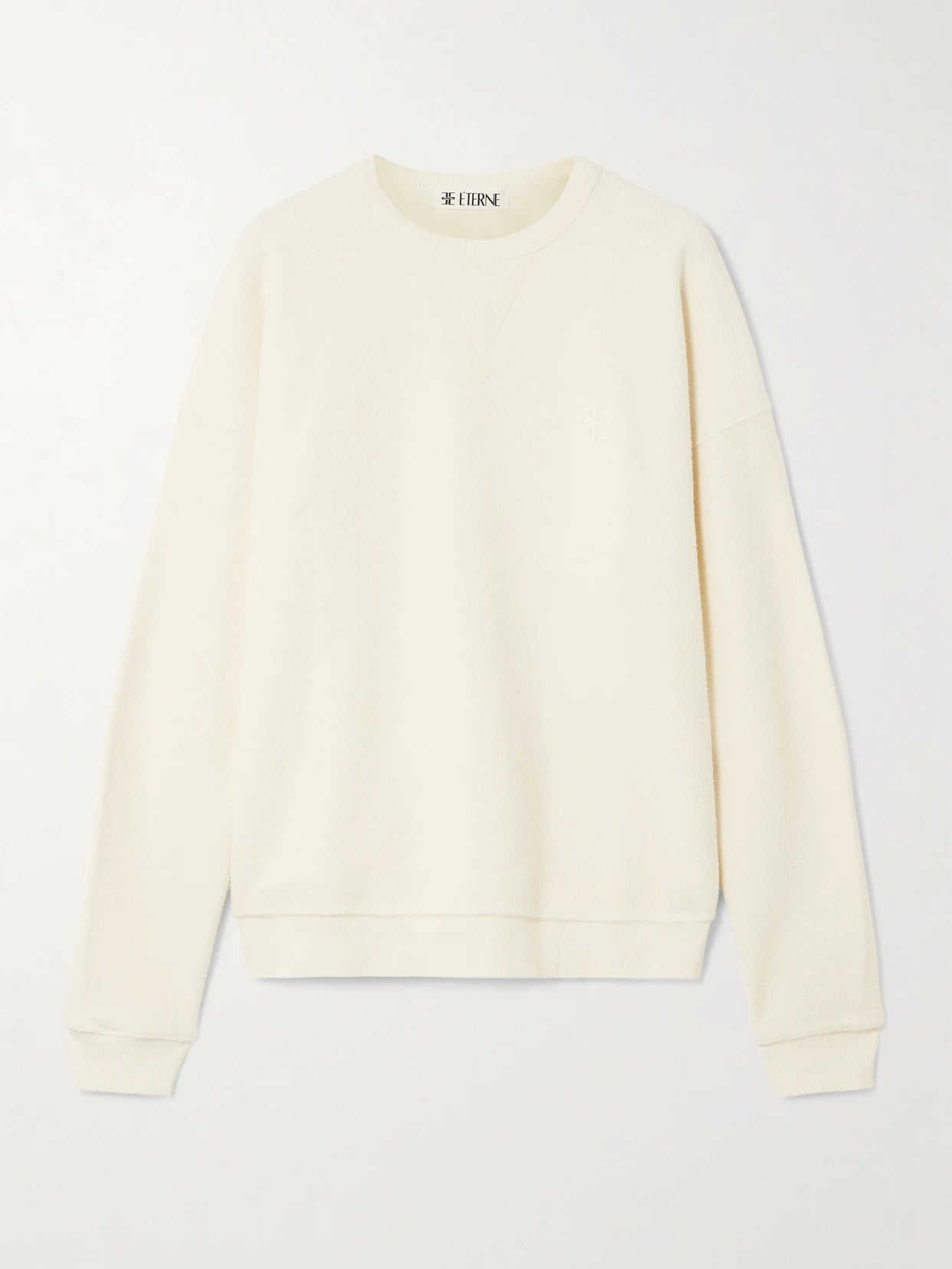 Embroidered Cotton-terry Sweatshirt