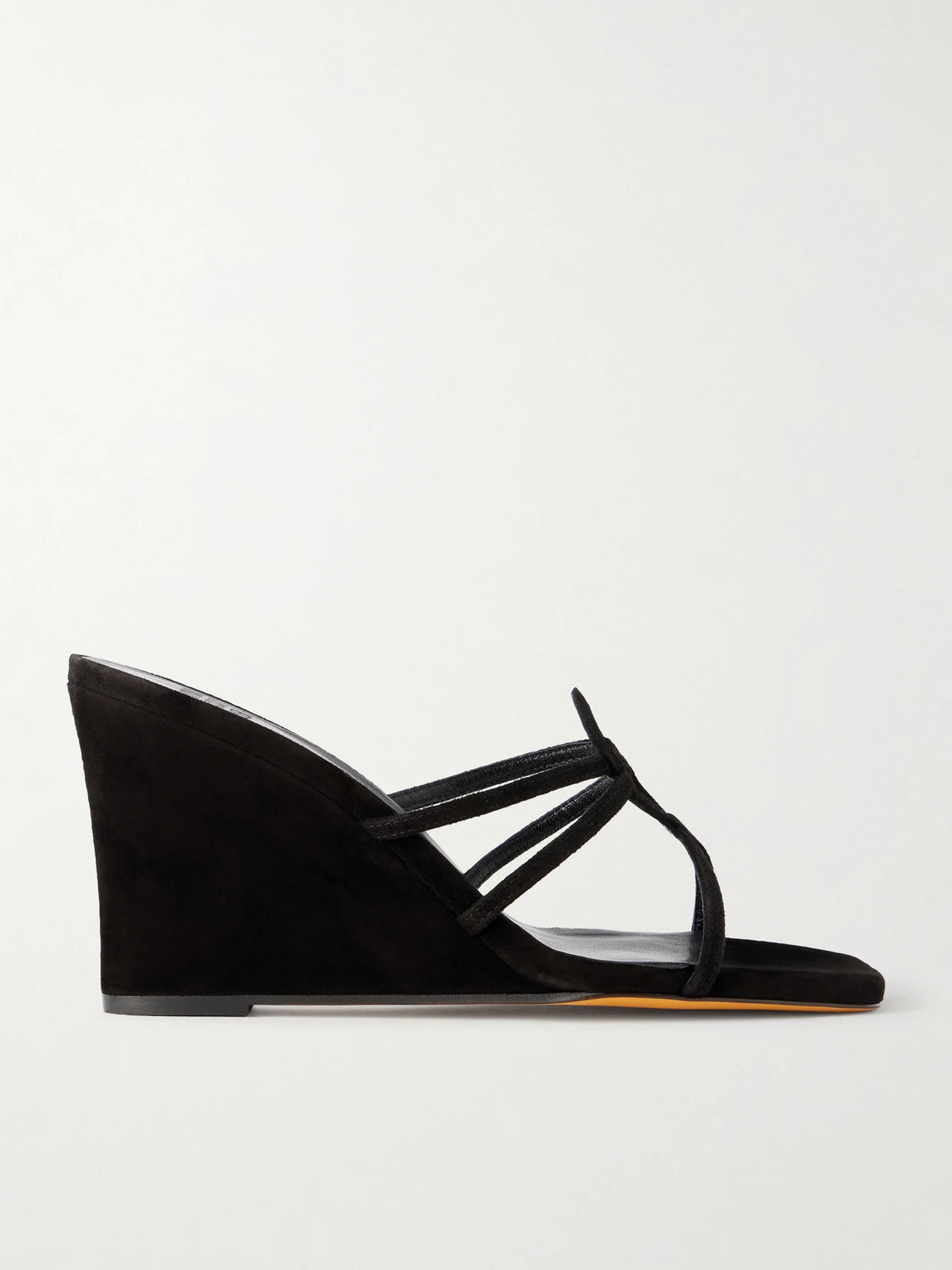 70 Opera Suede Wedge Sandals