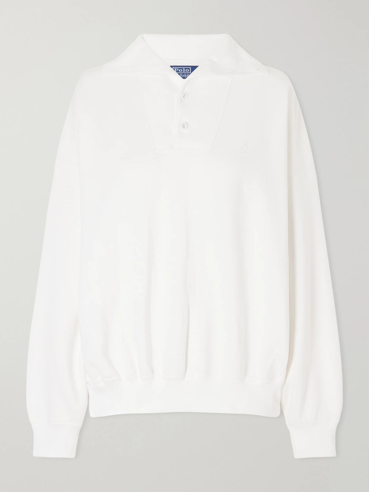 + Wimbledon Logo-embroidered Cotton-blend Sweatshirt