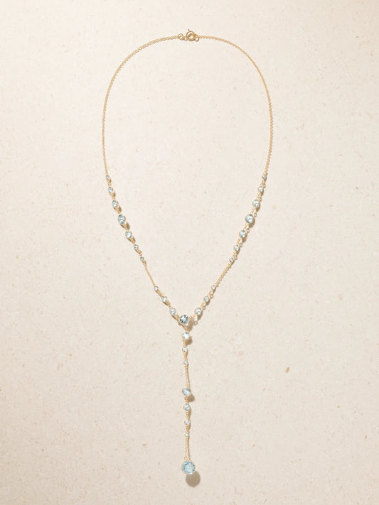 JIA JIA 18-karat Gold Topaz Necklace