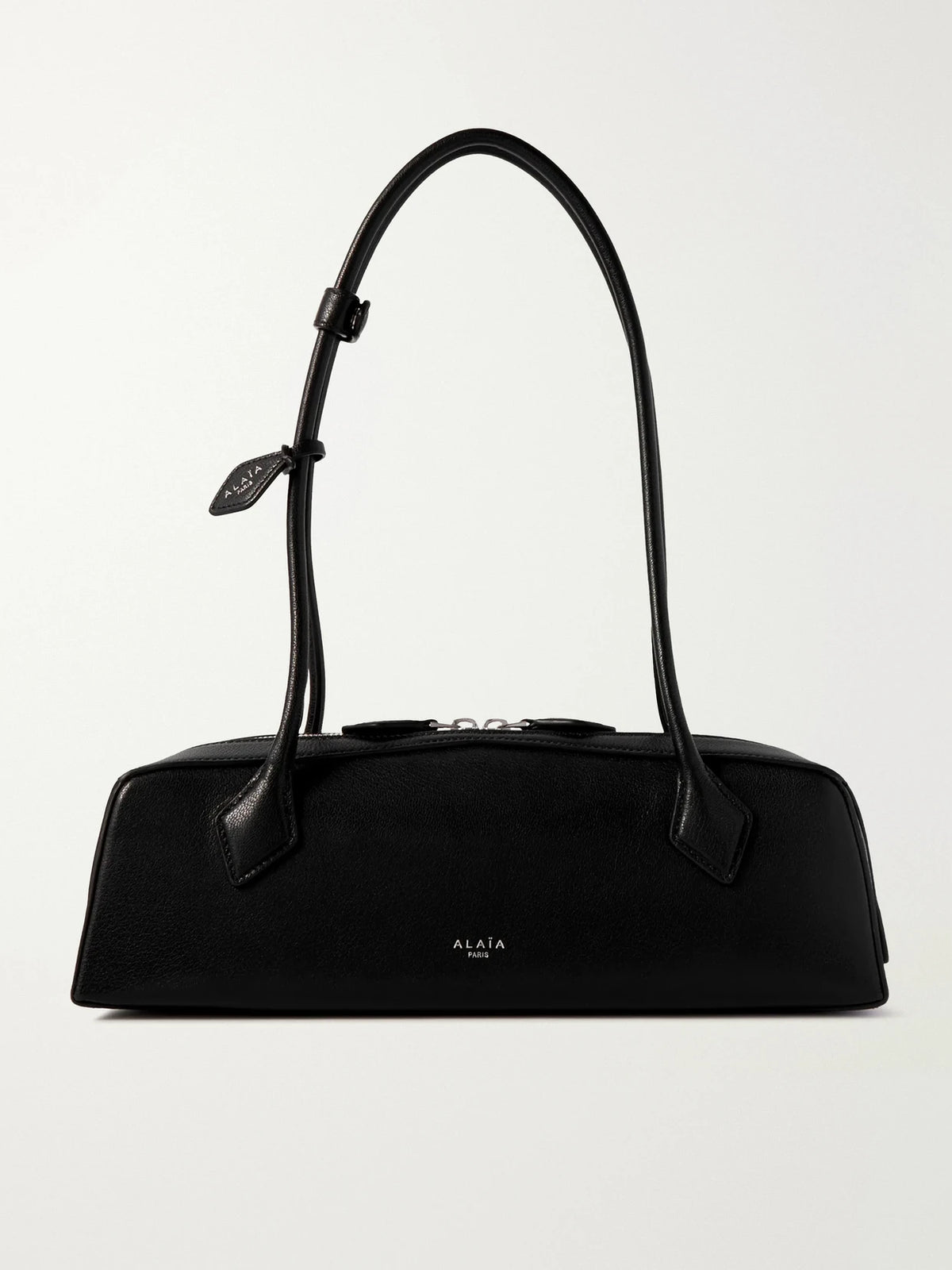 Le Teckel Textured-leather Shoulder Bag