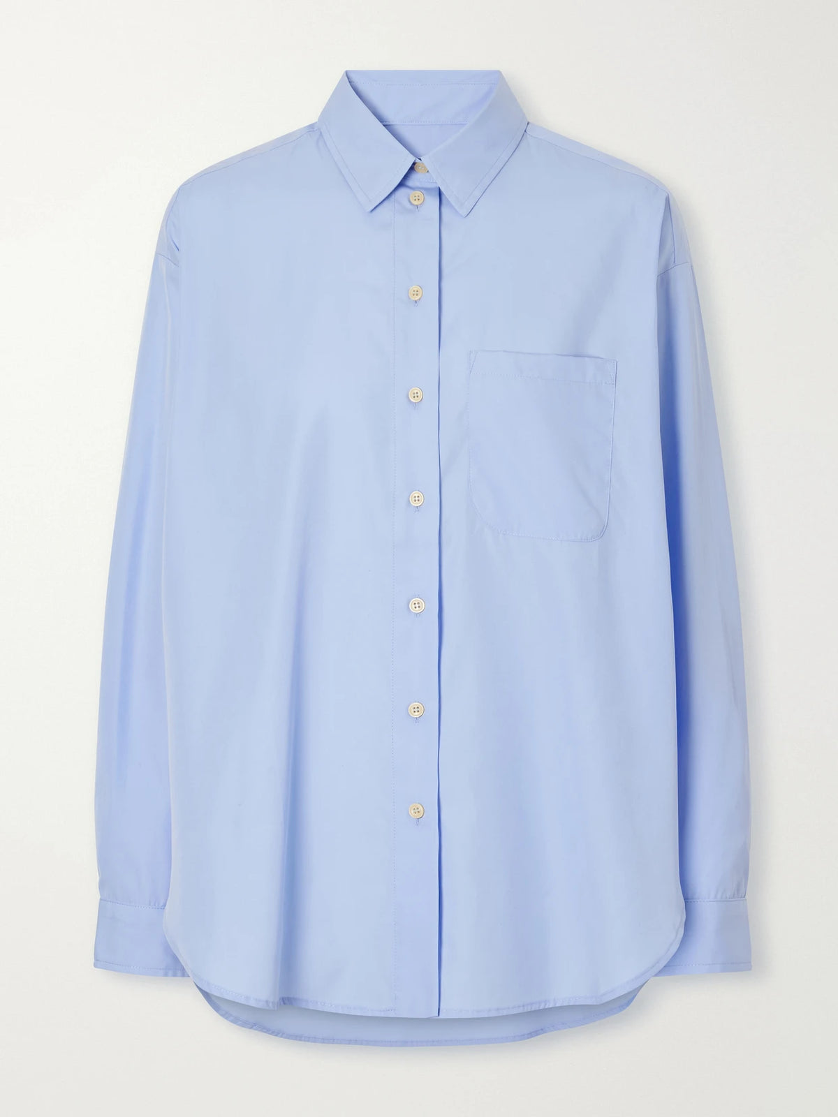 Jamie Haller The Essential Drop-tail Cotton-poplin Shirt
