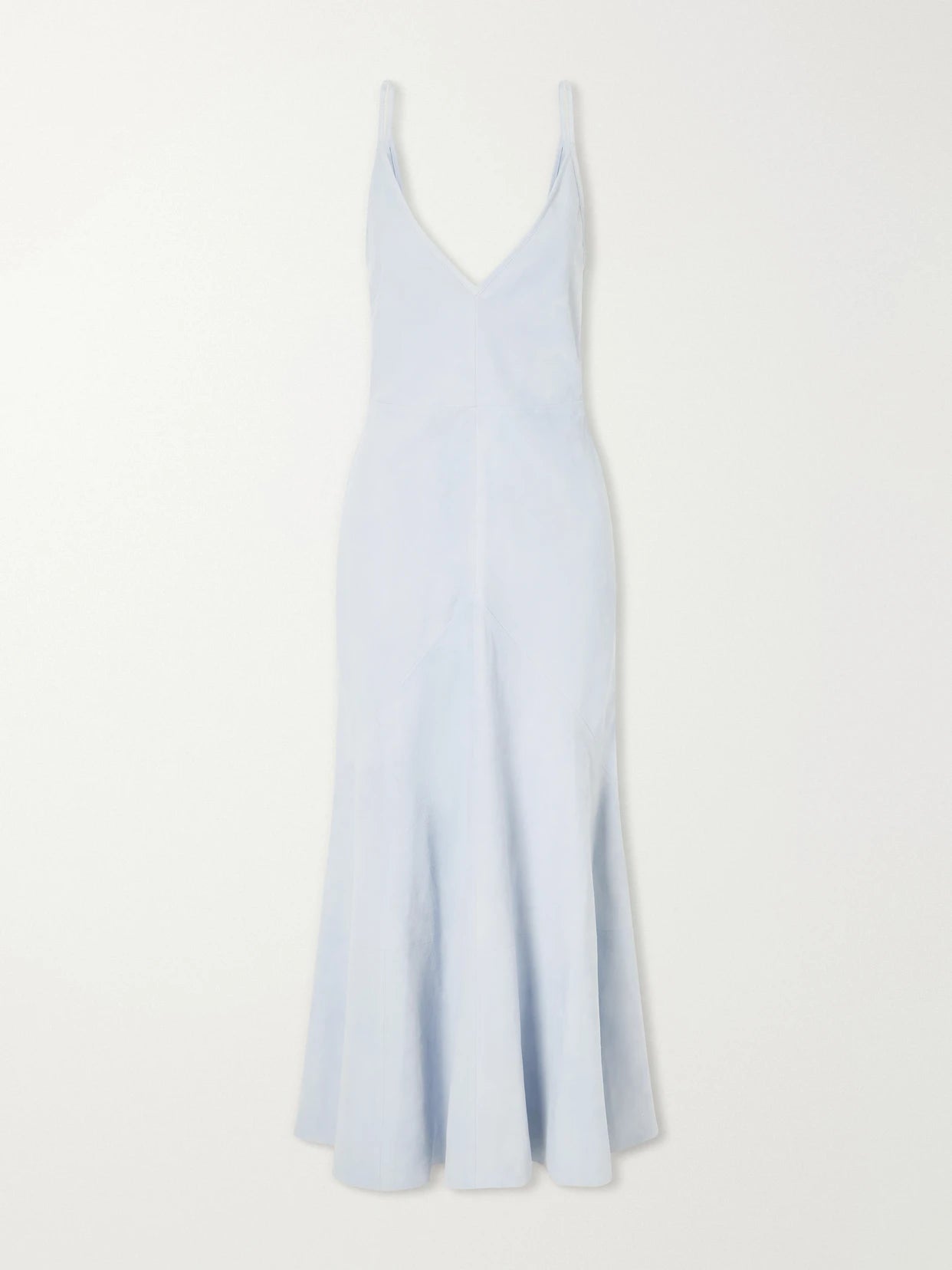 Brigita Lamb Suede Midi Dress