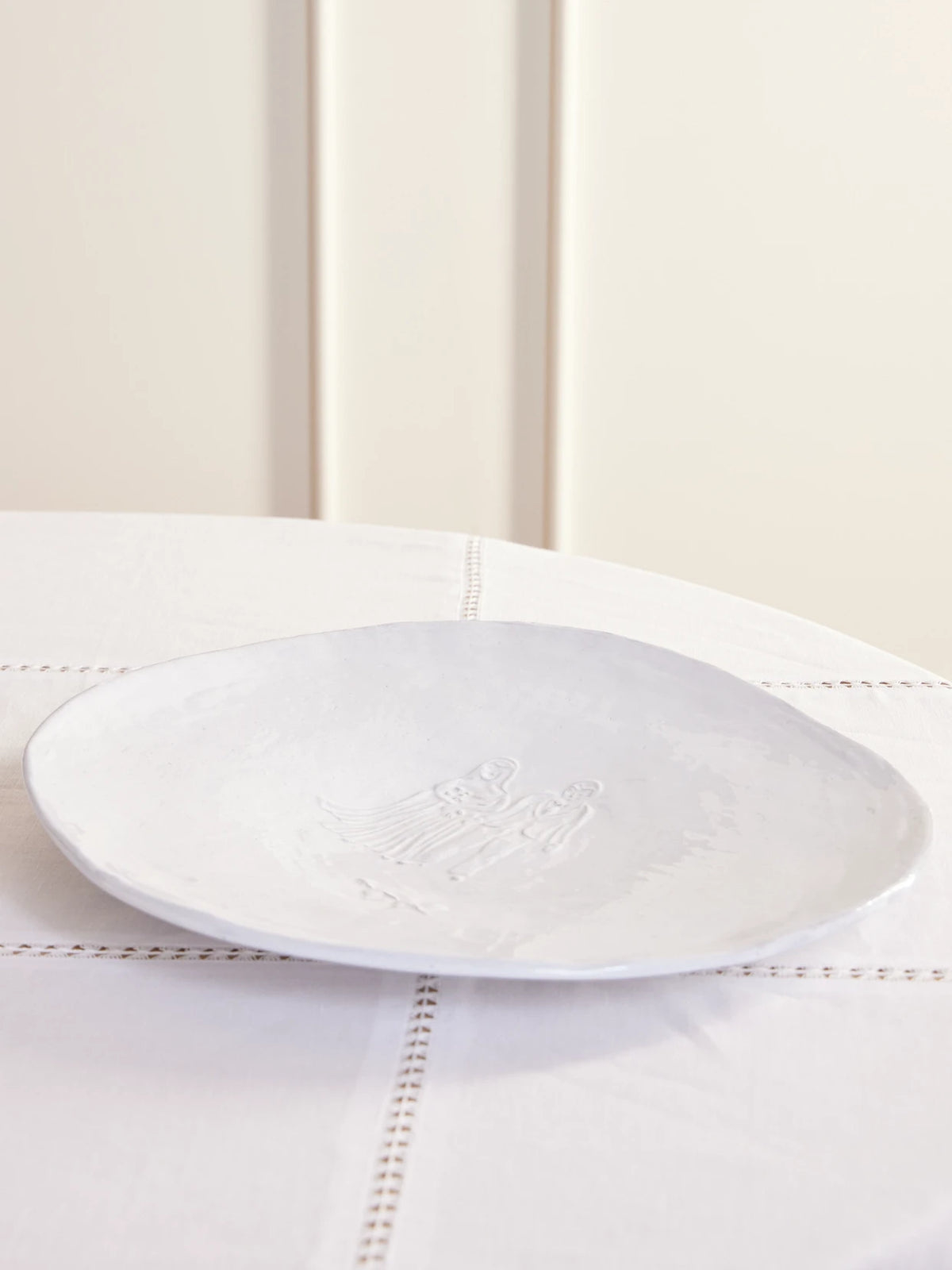 Wedding Engraved Ceramic Platter