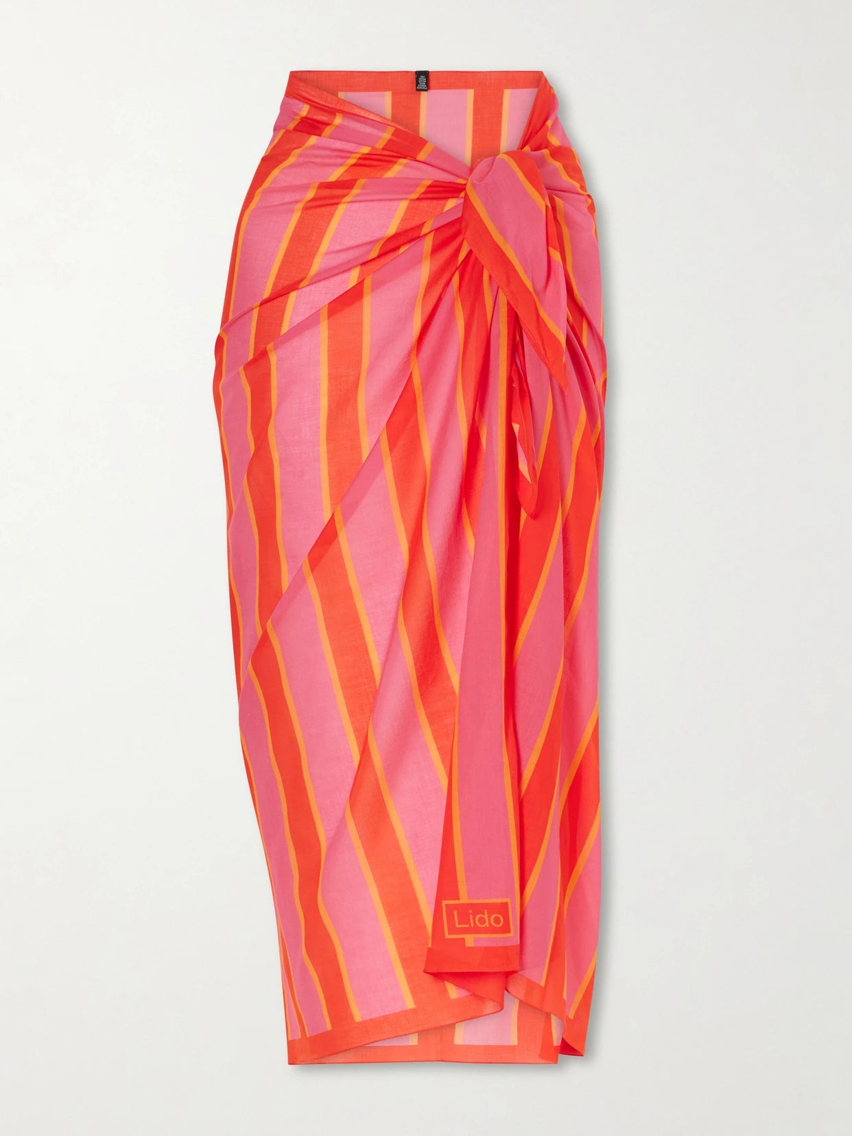 Image of Swimwear. Product name - Cotton Pareo in Pink colour by brand - Lido