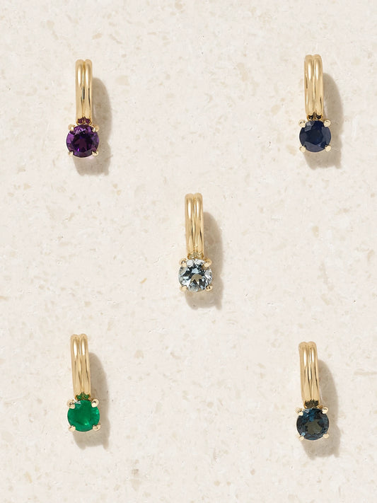 AND STRAND Beekman Birthstone 14-karat Gold Multi-stone Necklace