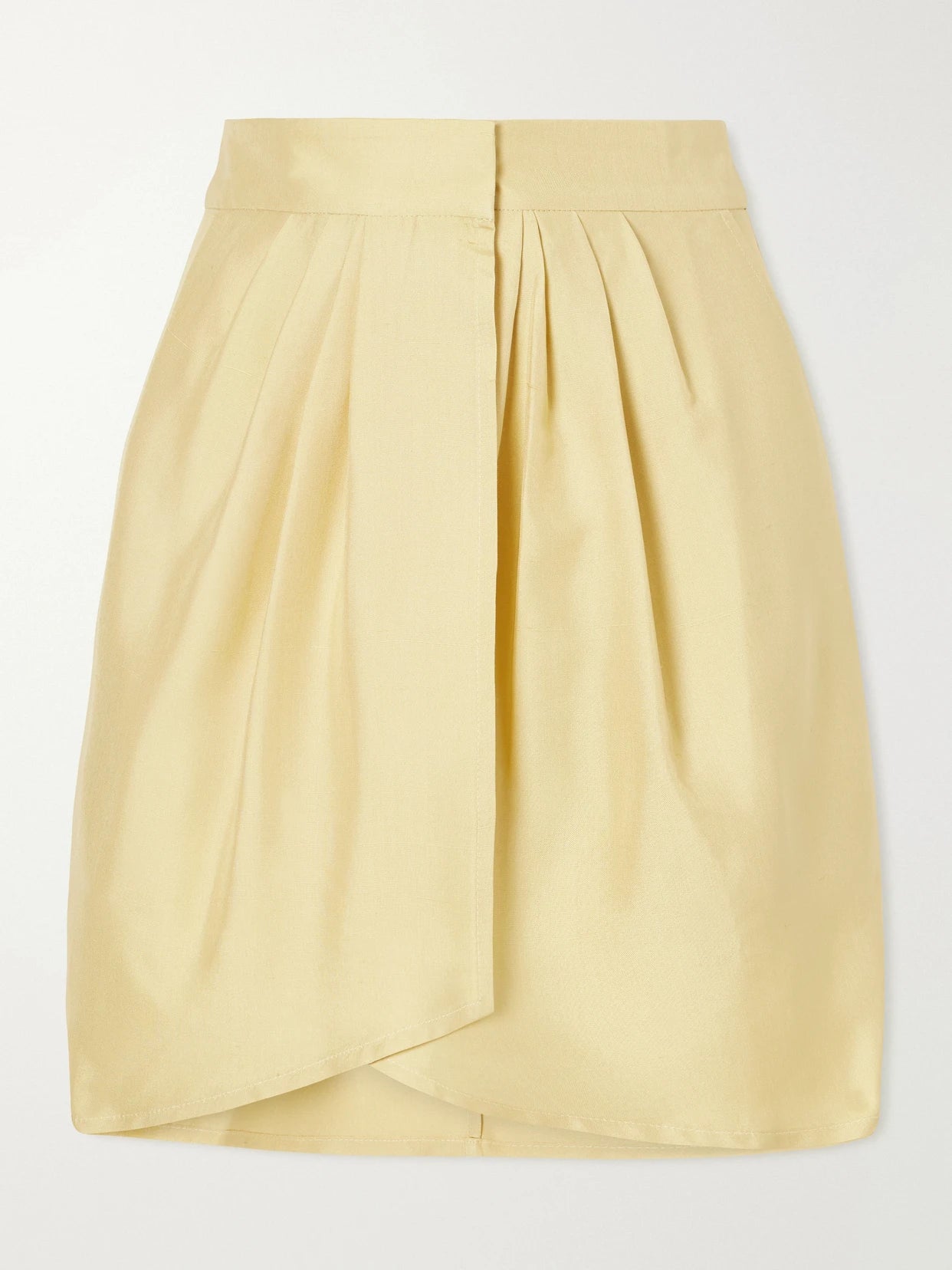 Kamas Silk Pleated Wrap Skirt